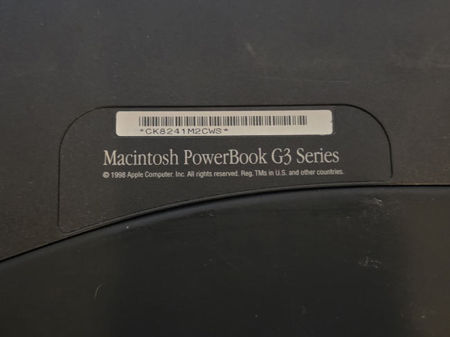Apple Macintosh PowerBook G3 "Wallstreet"