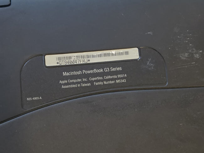Apple Macintosh PowerBook G3 "Lombard"