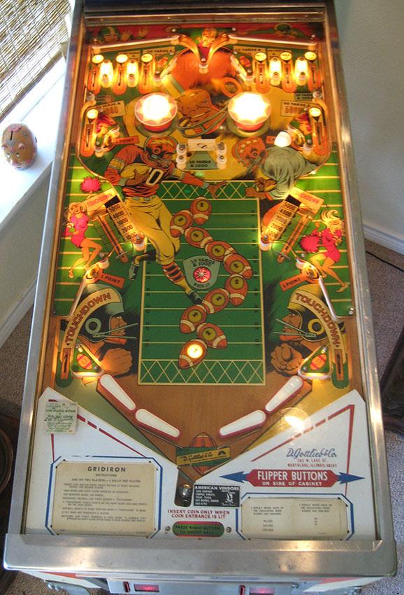 Gottlieb Gridiron Pinball