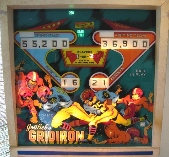 Gottlieb Gridiron Pinball