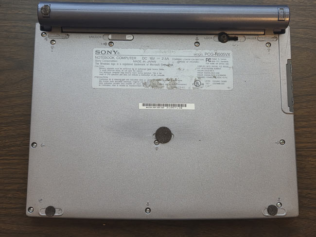 Sony PCG-N505VX
