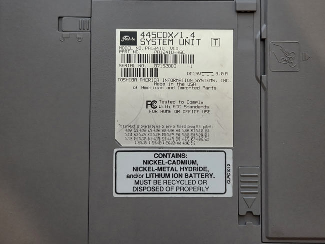 Toshiba Satellite Pro 445CDX